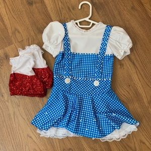 Dorothy from the wizard of oz ice skating costume